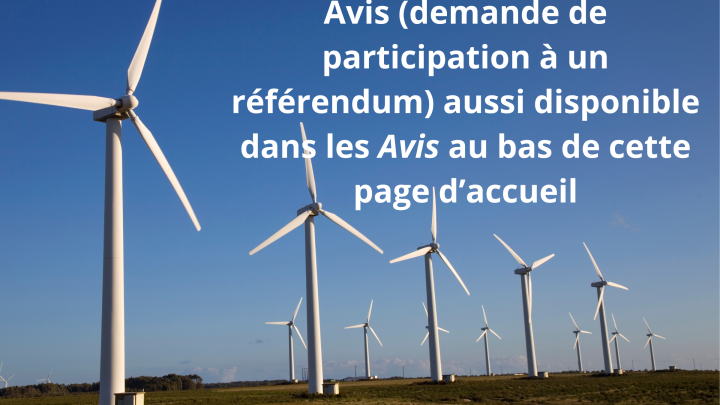 Avis 2025 (Demande de participation à un référendum)