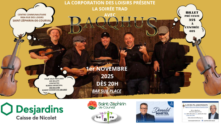 BAQQHUS à la soirée TRAD le 1er novembre ! WOW !