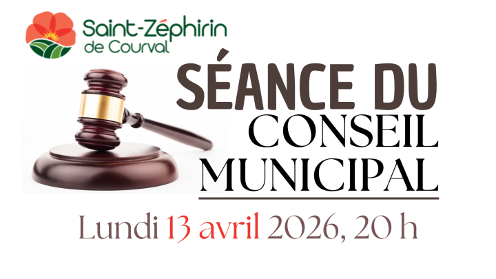 Séance régulière du conseil municipal
