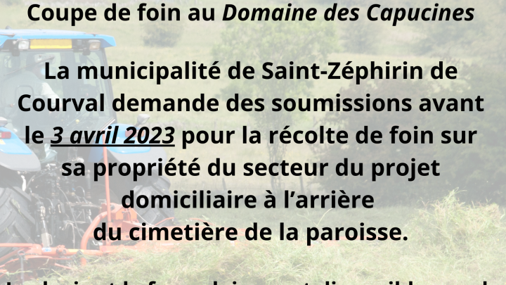 demande de soumissions