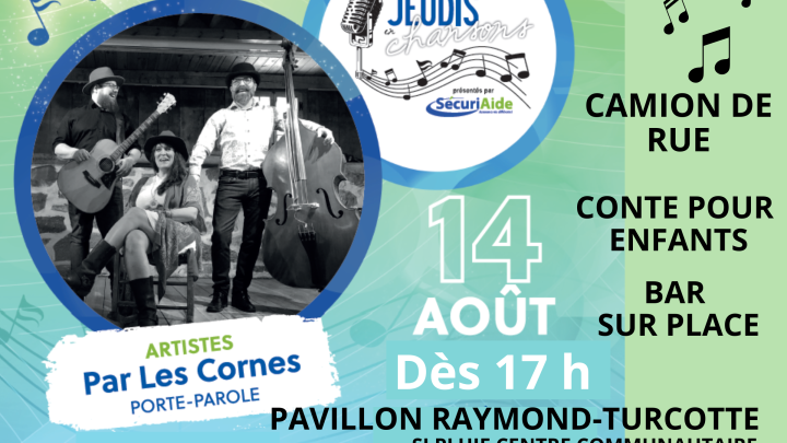 Les jeudis en Chansons à St-Zeph !