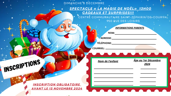 INSCRIPTION - NOËL DES ENFANTS
