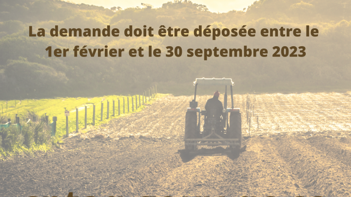 Projet pilote pour l'hébergement de travailleurs agricoles temporaires