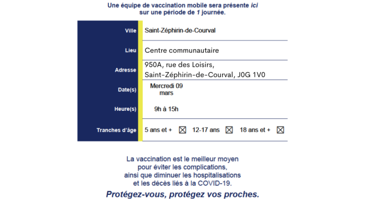 Vaccination mobile