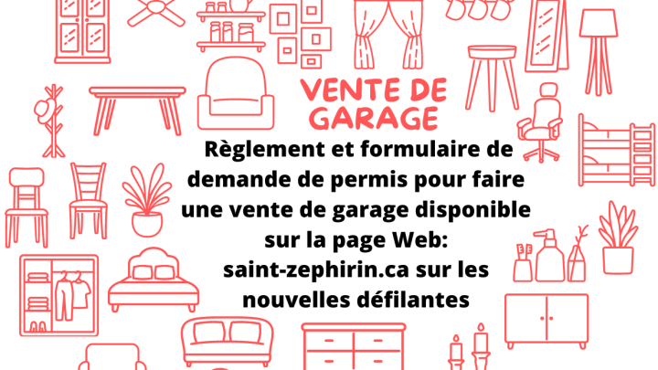 Permis vente de garage