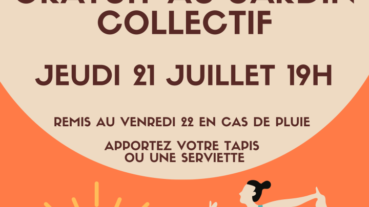 YOGA GRATUIT - JARDIN COLLECTIF