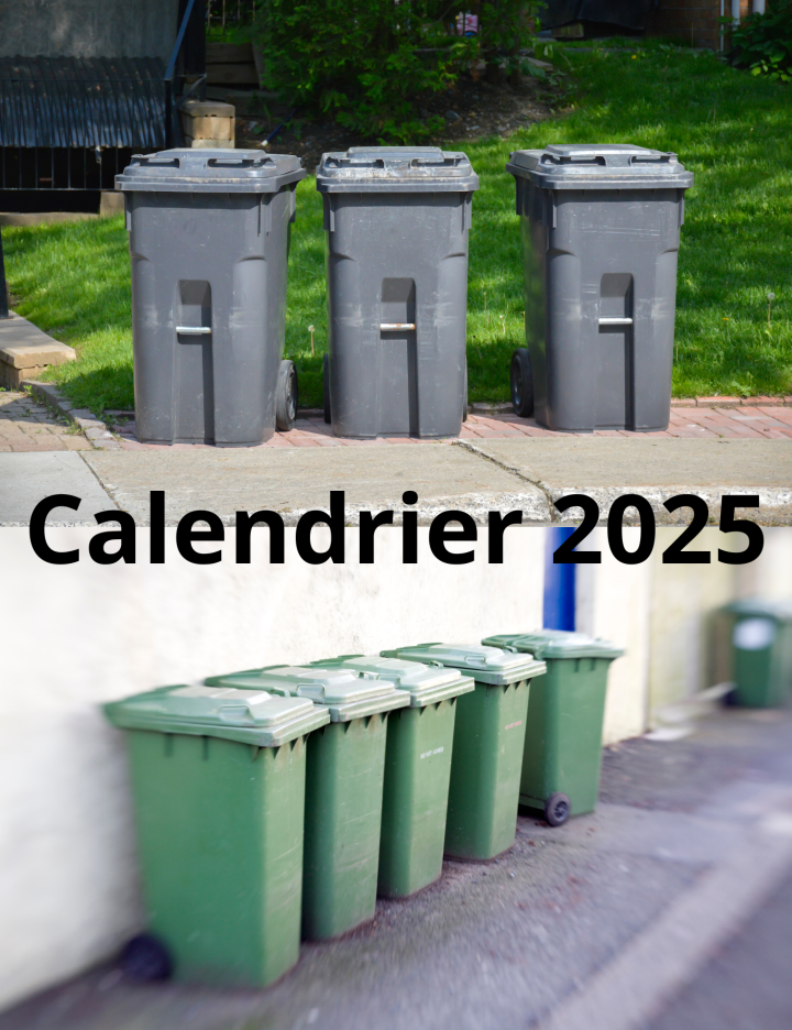 Calendrier 2025 collecte de la récupération et des ordures RIGIDBNY