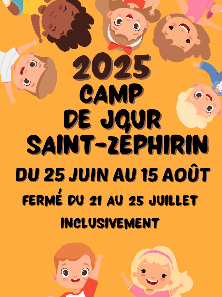 Inscription Camp de jour 2025