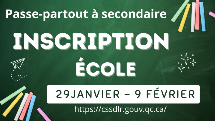 Inscription école