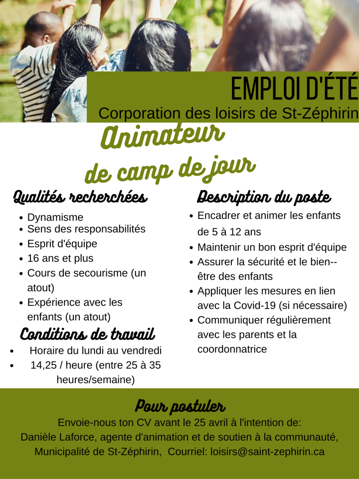 Offre d'emploi