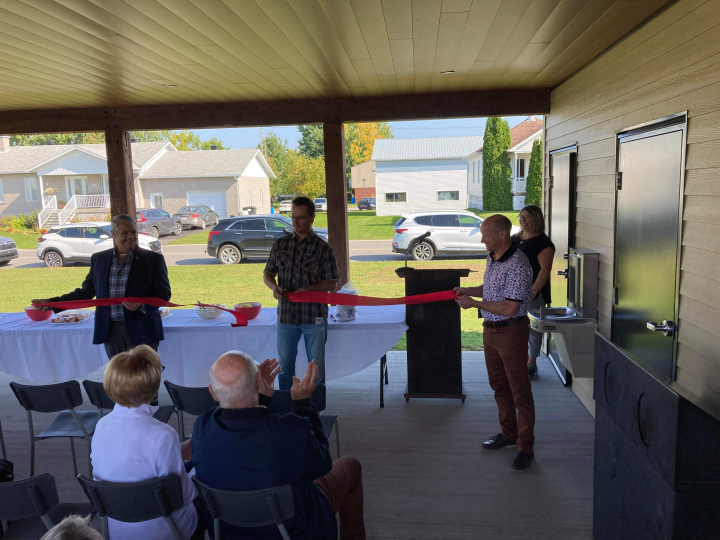 Inauguration du Pavillon Raymond Turcotte