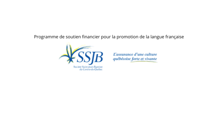 Programme de soutien financier pour la promotion de la langue française
