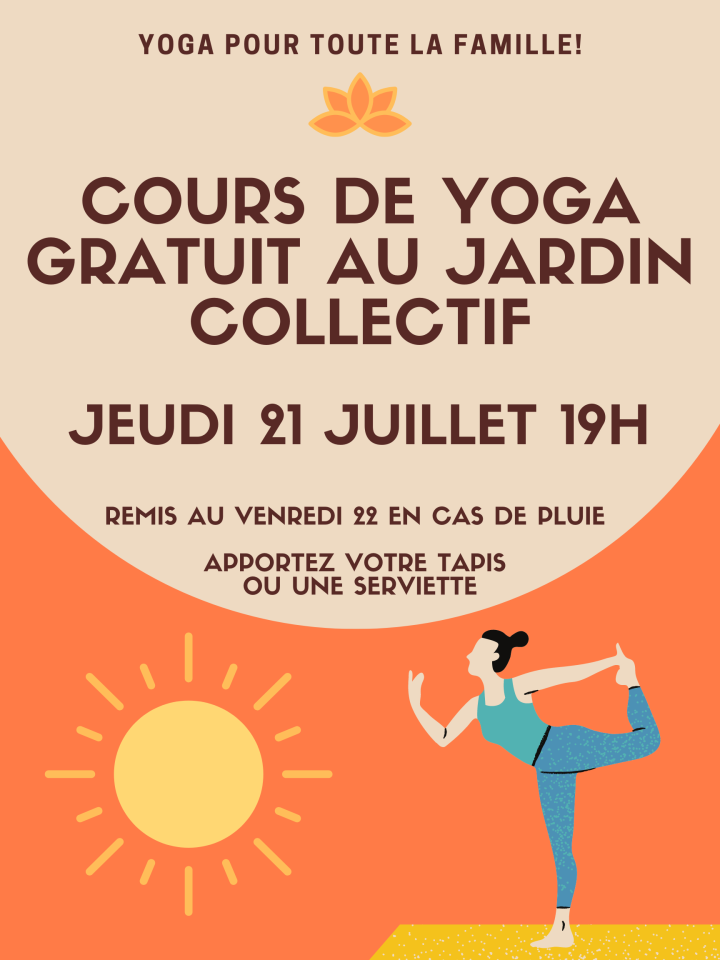 YOGA GRATUIT - JARDIN COLLECTIF