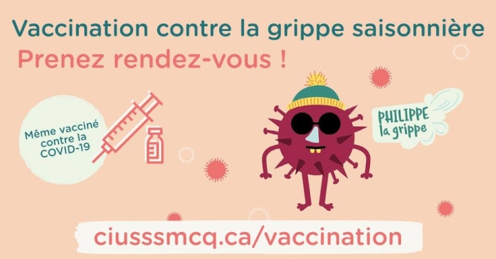 Clinique de vaccination mobile à St-Zéphirin le 15 novembre 2021